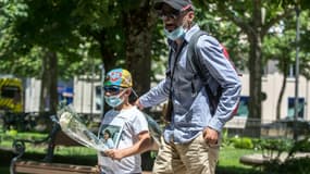 Cédric Jubillar et son fils participent à une marche blanche le 12 juin à Albi