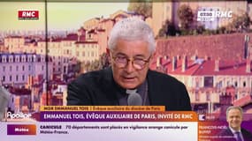 Actes antichrétiens en hausse en 2025 : "On ressent de l'appréhension de la part des fidèles mais il est important de ne pas céder à la psychose", dit Monseigneur Emmanuel Tois, évêque auxiliaire du diocèse de Paris