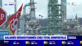 Raffinerie de Gonfreville-l'Orcher: quatre salariés grévistes réquisitionnés
