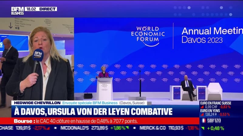 Inflation Reduction Act: Ursula von der Leyen s'est exprimée à Davos