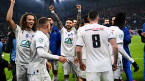 Les joueurs de l'OM, ici contre le PSG, affronteront Annecy en quart de finale de la Coupe de France
