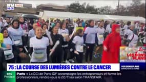 Course des Lumières à Paris: 10.000 personnes courent contre le cancer