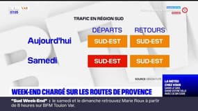 Provence-Alpes-Côte d'Azur: week-end chargé sur les routes