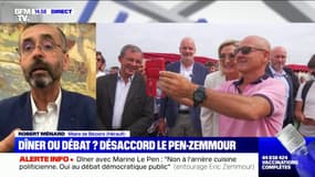 Dîner avec Marine Le Pen: Robert Ménard "ne peut pas imaginer qu'Éric Zemmour refuse de discuter avec quelqu'un"