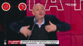 "Contraint de se mettre en retrait à cause de sa relation amoureuse... C'est pas ça la France !" - 09/11