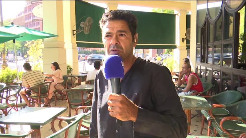 Jamel Debbouze, acteur parrain de l'association marocaine "L'Heure Joyeuse", le 11 septembre 2023.