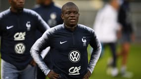 N'Golo Kanté, à Clairefontaine le 8 octobre 2019