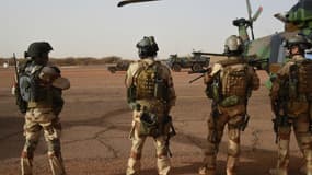 Soldats français lors de l'Opération Barkhane au Mali, le 2 janvier 2015
