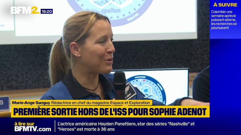 Station spatiale: l'astronaute française Sophie Adenot fait sa première sortie extravéhiculaire ce mardi