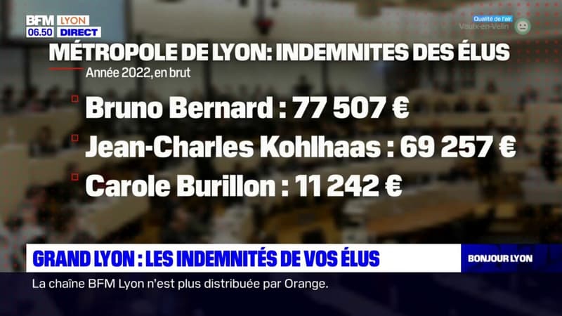 Grand Lyon: les indemnités de vos élus