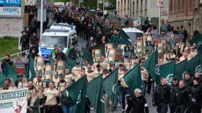 Une marche néonazie a été organisée par le mouvement de "La troisième voie" dans la ville de Plauen lors de la fête du travail, dans l'Etat régional de Saxe.