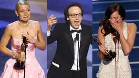 Gwyneth Paltrow, Roberto Benigni, Marion Cotillard, oscarisés et heureux de l'être.