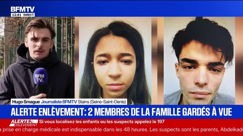 Alerte enlèvement: deux membres de la famille en garde à vue