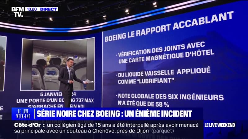 Incidents chez Boeing: les autorités américaines ont effectué des contrôles dans les usines de Boeing et le résultat est accablant