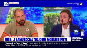 Maraudes, distributions de bouteilles d'eau...: le Samu social des Alpes-Maritimes se mobilise pour les sans-abris