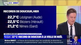 Une douceur et des températures records avec plus de 20°C par endroits en cette fin d'année 