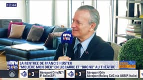 Scènes sur Seine: Francis Huster avec "Molière mon Dieu" en librairie et "Bronx" au Théâtre