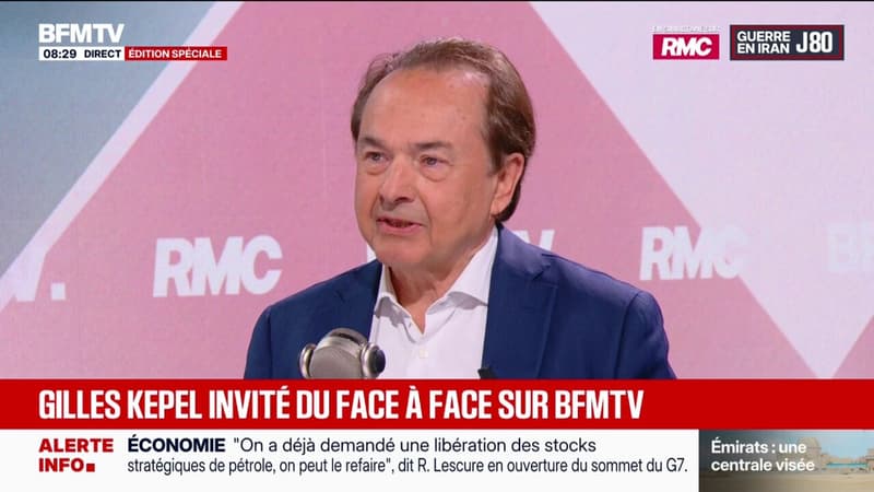 Guerre au Moyen-Orient: "On n'est plus dans l'hyperpuissance américaine", analyse Gilles Kepel