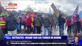 Des milliers de personnes rassemblées à Vire, fief d'Élisabeth Borne, pour manifester contre la réforme des retraites