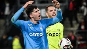 Leonardo Balerdi le 05/03/2023 en Ligue 1 avec l'OM