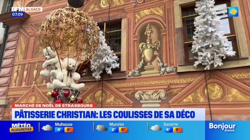 Strasbourg: les coulisses de la décoration de la pâtisserie Christian