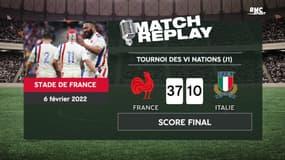 VI Nations / France 37-10 Italie : La victoire des Bleus avec les commentaires RMC