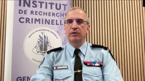 François Heulard, l'Institut de recherche criminelle de la gendarmerie nationale (IRCGN) le 2 avril 2024.