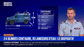 18 septembre: 24 véhicules blindés Centaure déployés, du jamais-vu depuis les Gilets jaunes