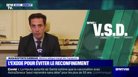 Jean-Baptiste Djebbari sur les voyages hors des régions confinées: "Nous allons poursuivre les contrôles tout au long du week-end"