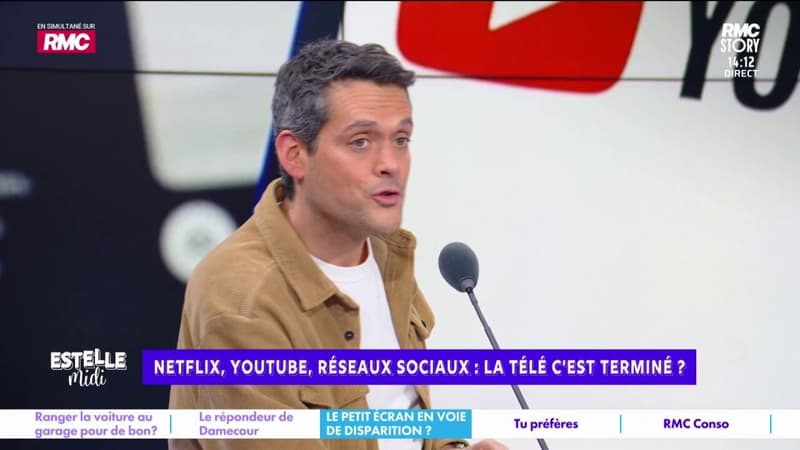 Fin de la télévision : "Je regarde la télé mais pas en direct", raconte Baptiste des Monstiers
