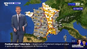 Un temps instable ce lundi avec des averses orageuses sur l'Est du pays