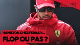 Pas de podium en 16 Grand Prix et des difficultés... Hamilton, un flop chez Ferrari ? (Paddock)