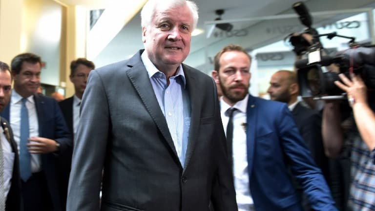 Le ministre de l'Intérieur allemand Horst Seehofer le 18 juin 2018 