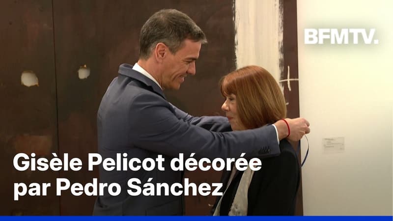 Gisèle Pelicot décorée pour son combat par Pedro Sánchez, Premier ministre espagnol