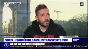 Coronavirus: vers un droit de retrait à la RATP? "On attend des mesures pour protéger les salariés face à ce virus", déclare Bastien Berthier de l'UNSA-RATP