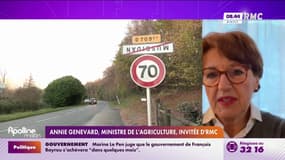 Annie Genevard maintenue au ministère de l'Agriculture : "La continuité en la matière, c'est important", confie la ministre