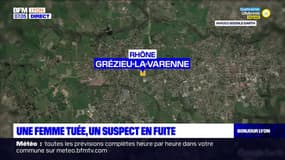 Grézieu-la-Varenne: une femme tuée dimanche, un suspect en fuite