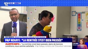 Pap Ndiaye: "La grande majorité des professeurs contractuels a une expérience d'enseignement"