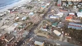 Les images apocalyptiques de Mexico Beach après le passage de l’ouragan Michael en Floride 