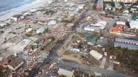 Les images apocalyptiques de Mexico Beach après le passage de l’ouragan Michael en Floride 