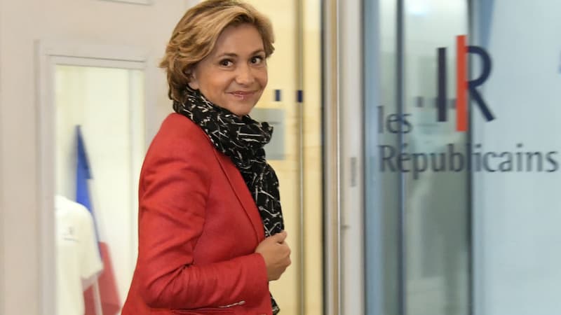 Valérie Pécresse au siège des Républicains à Paris le 29 novembre 2016.