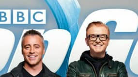 Chris Evans, ici entouré de Matt LeBlanc et Chris Harris, n'aura présenté qu'une saison de Top Gear sur la BBC.