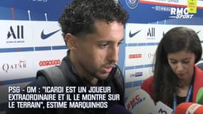 PSG – OM : "Icardi est un joueur extraordinaire et il le montre sur le terrain", estime Marquinhos