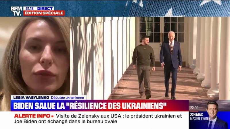 Lesia Vasylenko, députée ukrainienne sur la rencontre Zelensky-Biden: 