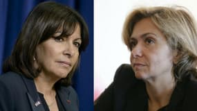 Anne Hidalgo et Valérie Pécresse. - AFP