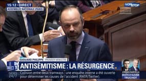 Édouard Philippe sur les actes antisémites et racistes : "Il y a des lieux sacrés au sein de notre République"