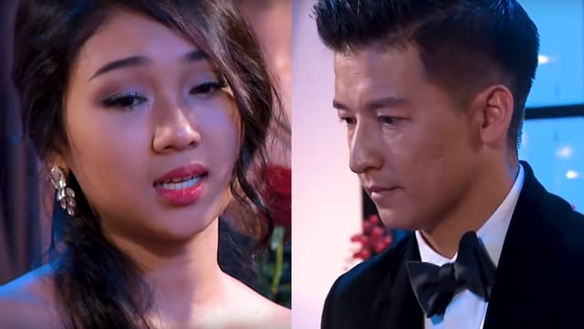 Minh Thu face à Jean-Marc Nguyen, star du "Bachelor Vietnam"