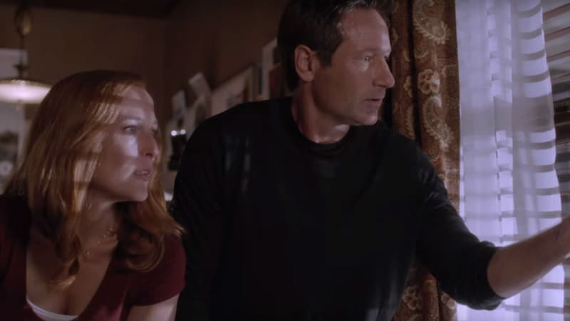 Gillian Anderson et David Duchovny dans la saison 11 de "X-Files"