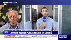 Jacques-Antoine Preziosi, avocat d'Hedi, victime d'un tir de LBD : "Hedi a subi un très grave traumatisme crânien. Il subit toujours des examens médicaux"
