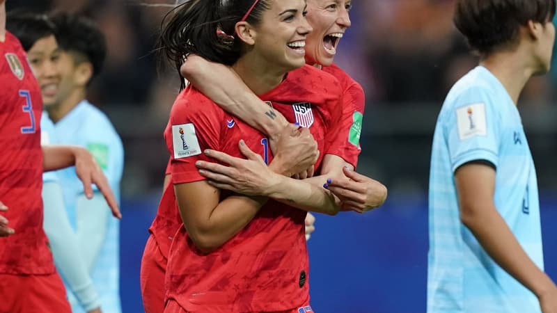Alex Morgan et Megan Rapinoe